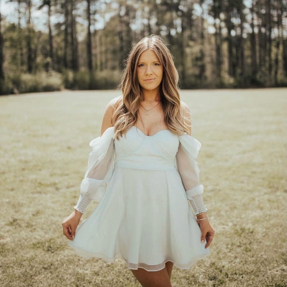 House of Harlow baby blue dress
